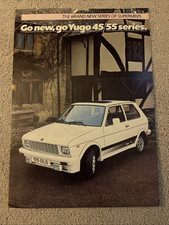 Yugo Range 1985 UK Market Foldout Sales Brochure 45 55 311 511 513