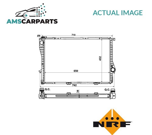 Engine cooling radiator - cooling, 55321