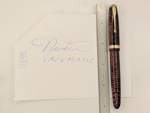 Parker vacumatic burgundy - parker,