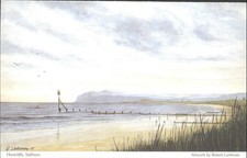 HUNTCLIFFE, SALTBURN By Robert Larkman, Art, Yorkshire - Vintage POSTCARD
