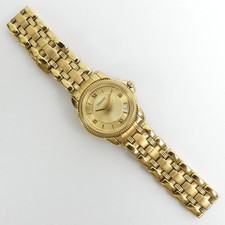 TISSOT BALLADE LADIES GOLD TONE QUARTZ WATCH IN GOOD WORKING ORDER