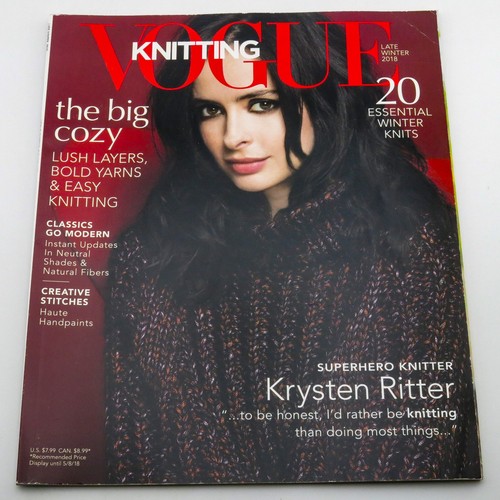 Vogue knitting magazine - magazine, late
