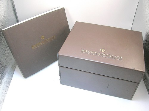 Baume mercier watch box - &, with