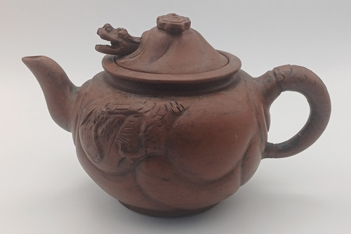 Chinese yixing pottery dragon - chinese,