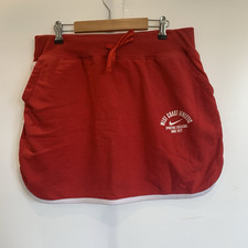 Vtg Nike Skirt Womens Size L Red Mid Length Fit West Coast Athletic 1972