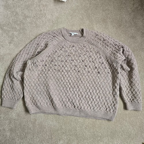 Jumper women large taupe - women's,