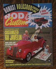 ROD & CUSTOM MAGAZINE~NOVEMBER 67~BONUS VOLKSROD CHASSIS PLAN~CUSTOM 68 JAVELIN