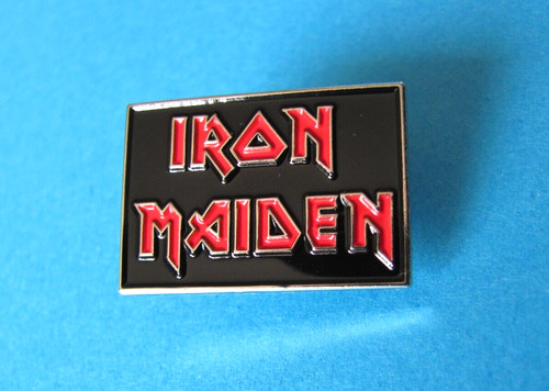 Iron maiden pin badge - maiden,