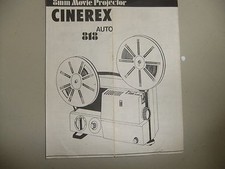 Instructions cine projector CINEREX auto 818 8mm  - CD/Email