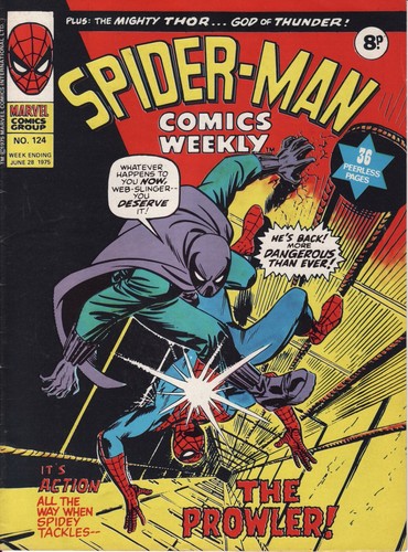 Spiderman comic issue 124 - comic, #124