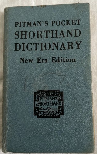 Pitmans pocket shorthand - pitmans,