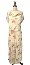 Antique 1920s Silk Tea Dress