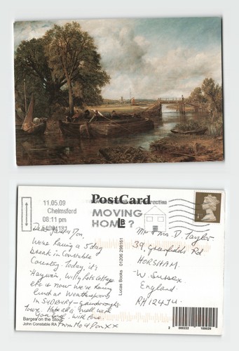 Postcard john constable - -,