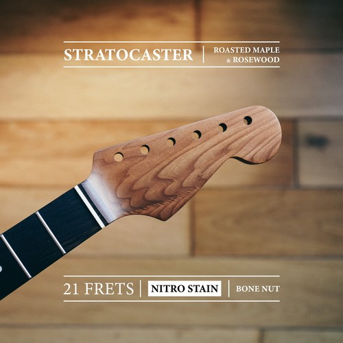 Stratocaster neck roasted - neck, –