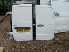 WHITE PAIR OF REAR DOOR