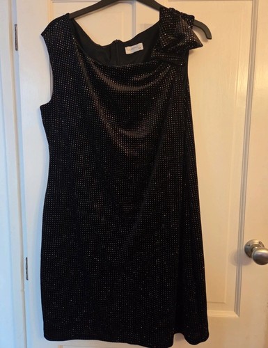 Goddiva sparkly black - , dress