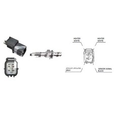 Lambda Sensor For Honda Civic MK5 1.6 i-VTEC Lemark Oxygen
