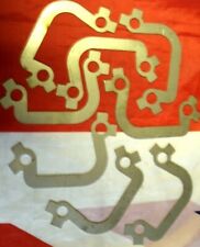 TRIUMPH TR7 V8 & TR8 NEW EXHAUST MANIFOLD LOCK TABs IN PLATED STEEL 