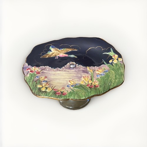 Vintage cake stand plate - cake,