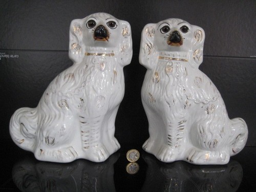 Antique pair staffordshire - pair, of