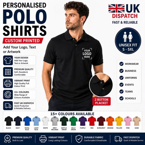 Personalised polo shirt - personalised,