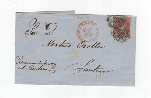 1856 chile registered - registered, cover