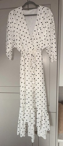 White black polka - white, dot