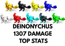 Deinonychus 1307 DMG TOP STATS