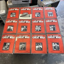 BUNDLE Of WW2 "THE SECOND GREAT WAR" MAGAZINES - 12 issues , various conditions 