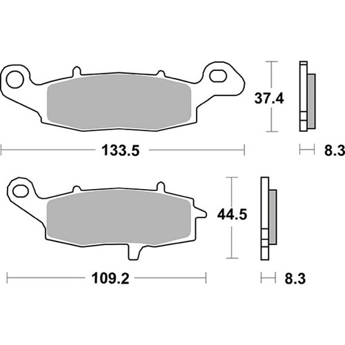 Sbs front racing - sbs, brake