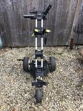 Motocaddy M1 Pro Lithium electric golf trolley, battery, charger, accessories.
