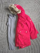9-10 Years Girl's Clothes Bundle 2 Items, Coat And Leggings