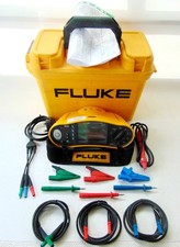FLUKE 1652c Multifunction Tester + Leads Probes Case *6 months calibration left*