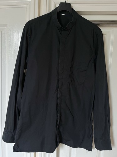 Men black mandarin collar - men’s,