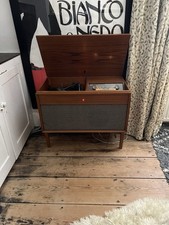 Vintage Hacker Radio & Record Player Stereo With Additional Base Bin