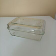Pyrex Clear Glass Butter Dish