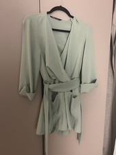Zara Xs Green Playsuit
