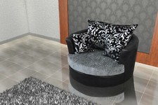 Large swivel round - large,
