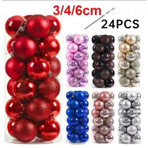 24pcs 6cm new christmas - 24pcs, tree