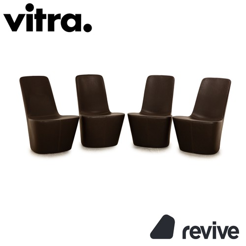 Vitra monopod leather armchair - vitra,