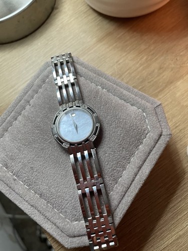 Movado crystals ladies silver - crystals,