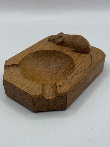 Mouseman oak carved - , by