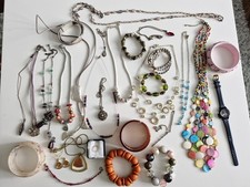 Job Lot Jewellery,  Gold, Silver, Costume, Pilgrim, Fatface, Radley Watch,  Y2k