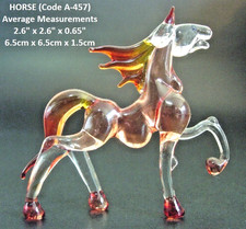 Glass HORSE PONY Miniature