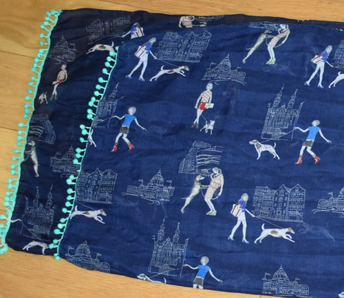City dog walker print scarf - walker,