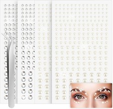 880 Pcs Face Gems Stick on