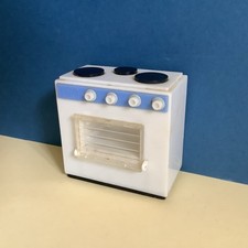 Vintage 1:12 Scale Dolls House Plastic Range-type Cooker Oven Stove