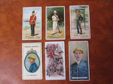 SCARCE EARLY CARDS - MILITARY,JOCKEYS - TADDY, GODFREY PHILLIPS, LAMBERT BUTLER