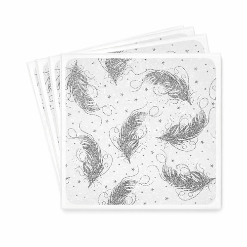 Elegant sparkly silver glitter - sparkly,