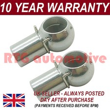 PAIR GAS STRUT END FITTINGS 10MM BALL SOCKET SILVER MULTI FIT GSF3